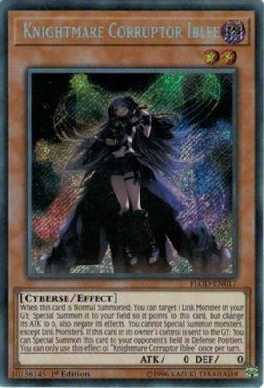 Knightmare Corruptor Iblee [FLOD-EN017] Secret Rare - Trinity Hobby
