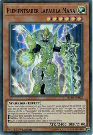 Elementsaber Lapauila Mana [FLOD-EN025] Super Rare - Trinity Hobby