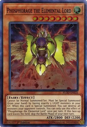Phosphorage the Elemental Lord [FLOD-EN026] Super Rare - Trinity Hobby
