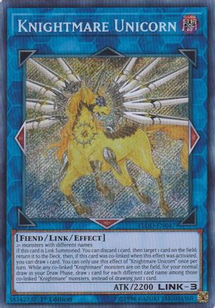 Knightmare Unicorn [FLOD-EN047] Secret Rare - Trinity Hobby