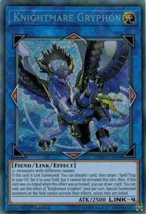 Knightmare Gryphon [FLOD-EN048] Secret Rare - Trinity Hobby
