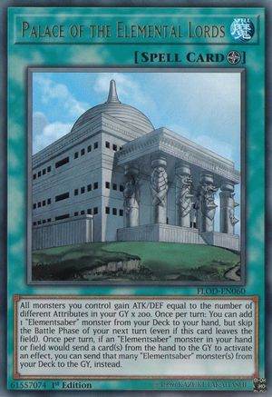 Palace of the Elemental Lords [FLOD-EN060] Ultra Rare - Trinity Hobby