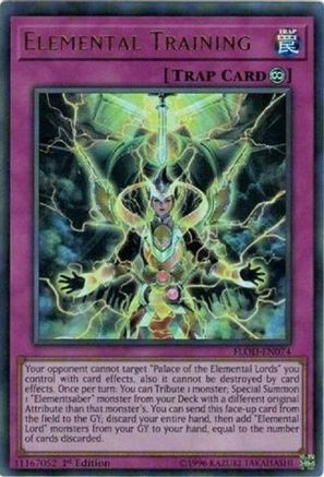 Elemental Training [FLOD-EN074] Ultra Rare - Trinity Hobby