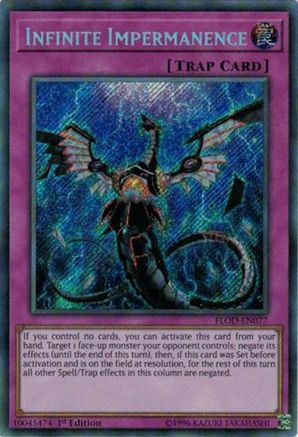 Infinite Impermanence [FLOD-EN077] Secret Rare - Trinity Hobby