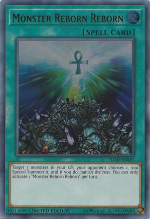 Monster Reborn Reborn [FLOD-ENSP1] Ultra Rare - Trinity Hobby
