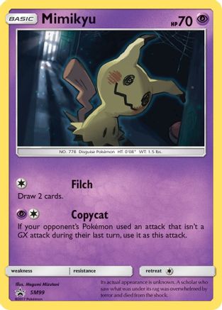 Mimikyu (SM99) [Sun & Moon: Black Star Promos] - Trinity Hobby