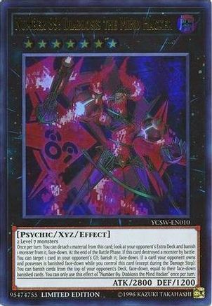 Number 89: Diablosis the Mind Hacker [YCSW-EN010] Ultra Rare - Trinity Hobby