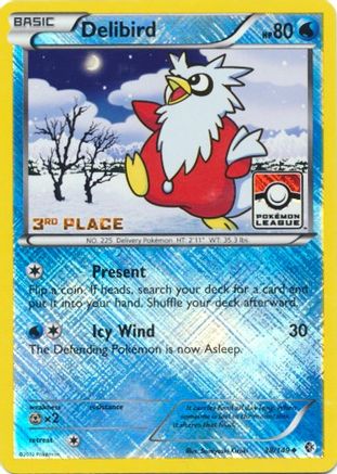 Delibird (38/149) (League Promo 3rd Place) [Black & White: Boundaries Crossed] - Trinity Hobby