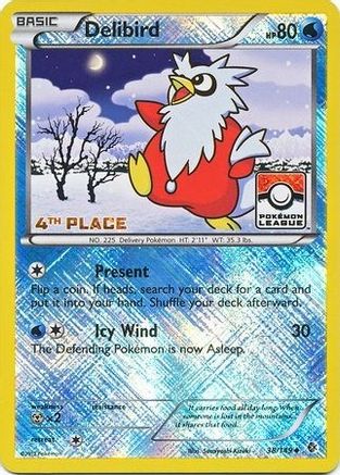 Delibird (38/149) (League Promo 4th Place) [Black & White: Boundaries Crossed] - Trinity Hobby