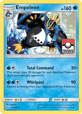 Empoleon (34/156) (League Promo) [Sun & Moon: Ultra Prism] - Trinity Hobby