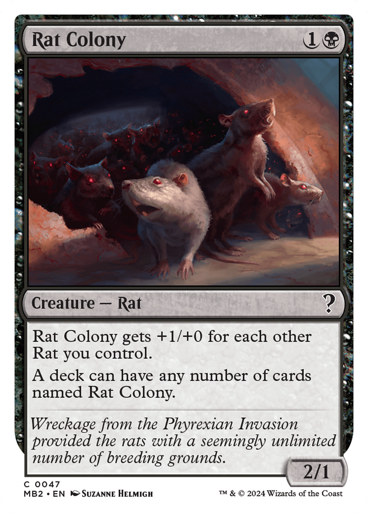 Rat Colony (White Border) [Mystery Booster 2] - Trinity Hobby