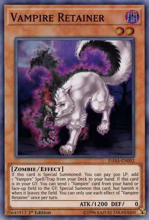 Vampire Retainer [DASA-EN002] Super Rare - Trinity Hobby