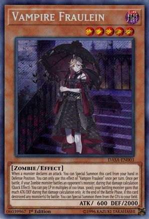 Vampire Fraulein [DASA-EN003] Secret Rare - Trinity Hobby