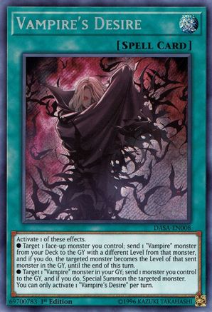 Vampire's Desire [DASA-EN008] Secret Rare - Trinity Hobby