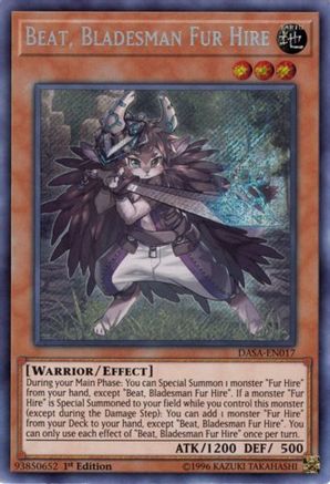 Beat, Bladesman Fur Hire [DASA-EN017] Secret Rare - Trinity Hobby