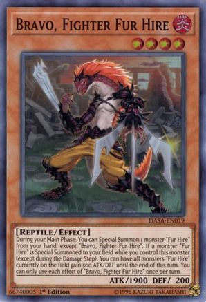 Bravo, Fighter Fur Hire [DASA-EN019] Super Rare - Trinity Hobby