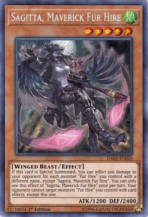 Sagitta, Maverick Fur Hire [DASA-EN020] Secret Rare - Trinity Hobby