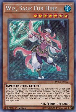 Wiz, Sage Fur Hire [DASA-EN022] Secret Rare - Trinity Hobby