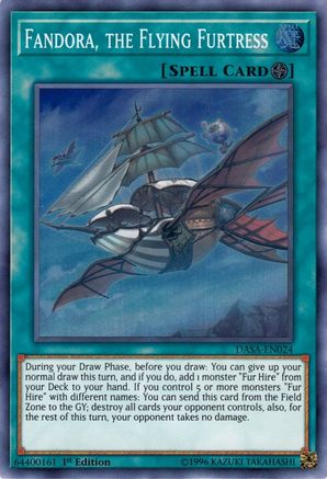 Fandora, the Flying Furtress [DASA-EN024] Super Rare - Trinity Hobby