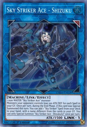 Sky Striker Ace - Shizuku [DASA-EN028] Super Rare - Trinity Hobby