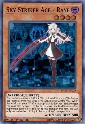 Sky Striker Ace - Raye [DASA-EN029] Super Rare - Trinity Hobby