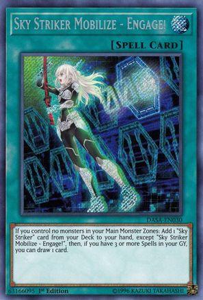 Sky Striker Mobilize - Engage! [DASA-EN030] Secret Rare - Trinity Hobby