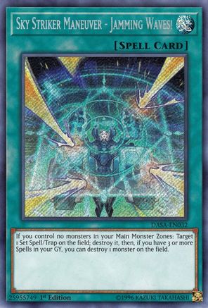 Sky Striker Maneuver - Jamming Waves! [DASA-EN032] Secret Rare - Trinity Hobby
