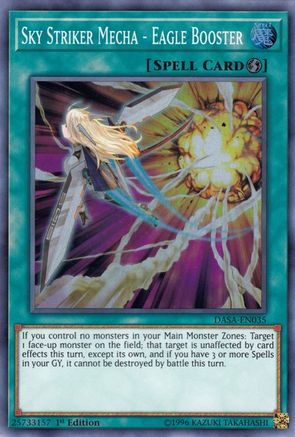 Sky Striker Mecha - Eagle Booster [DASA-EN035] Super Rare - Trinity Hobby