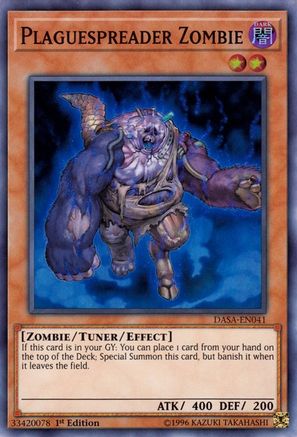 Plaguespreader Zombie [DASA-EN041] Super Rare - Trinity Hobby