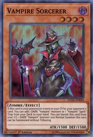 Vampire Sorcerer [DASA-EN049] Super Rare - Trinity Hobby