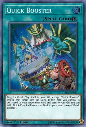 Quick Booster [DASA-EN057] Super Rare - Trinity Hobby