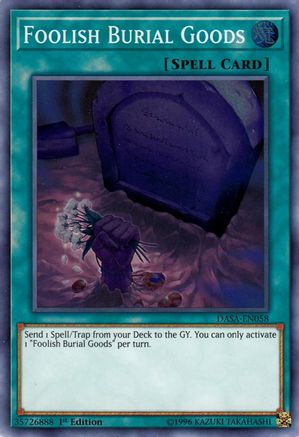 Foolish Burial Goods [DASA-EN058] Super Rare - Trinity Hobby