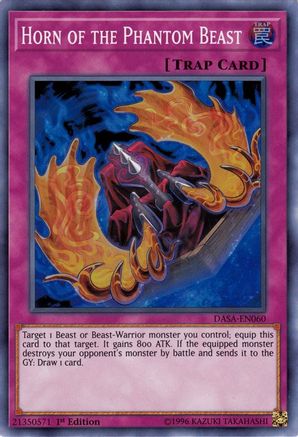 Horn of the Phantom Beast [DASA-EN060] Super Rare - Trinity Hobby