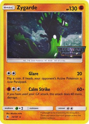 Zygarde (Cosmos Holo) - (072/131) Holofoil [Miscellaneous Cards & Products]
