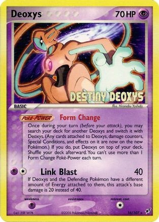 Deoxys (Normal Forme) (Movie Promo) - (016/107) [Miscellaneous Cards & Products]