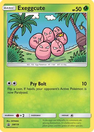 Exeggcute (SM119) [Sun & Moon: Black Star Promos] - Trinity Hobby