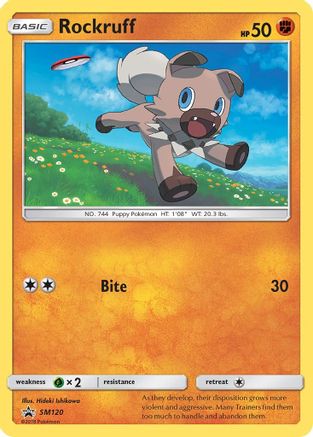 Rockruff (SM120) [Sun & Moon: Black Star Promos] - Trinity Hobby