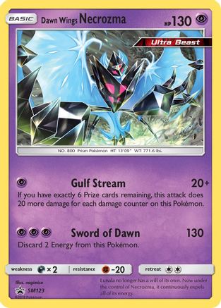 Dawn Wings Necrozma (SM123) [Sun & Moon: Black Star Promos] - Trinity Hobby