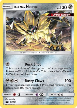Dusk Mane Necrozma (SM124) [Sun & Moon: Black Star Promos] - Trinity Hobby