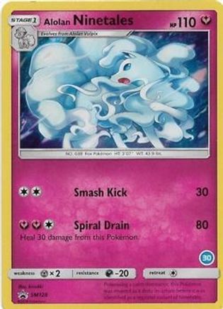 Alolan Ninetales (SM128) (Deck Exclusive #30) [Sun & Moon: Trainer Kit - Alolan Ninetales] - Trinity Hobby
