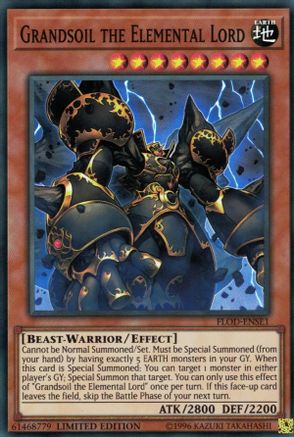 Grandsoil the Elemental Lord [FLOD-ENSE1] Super Rare - Trinity Hobby