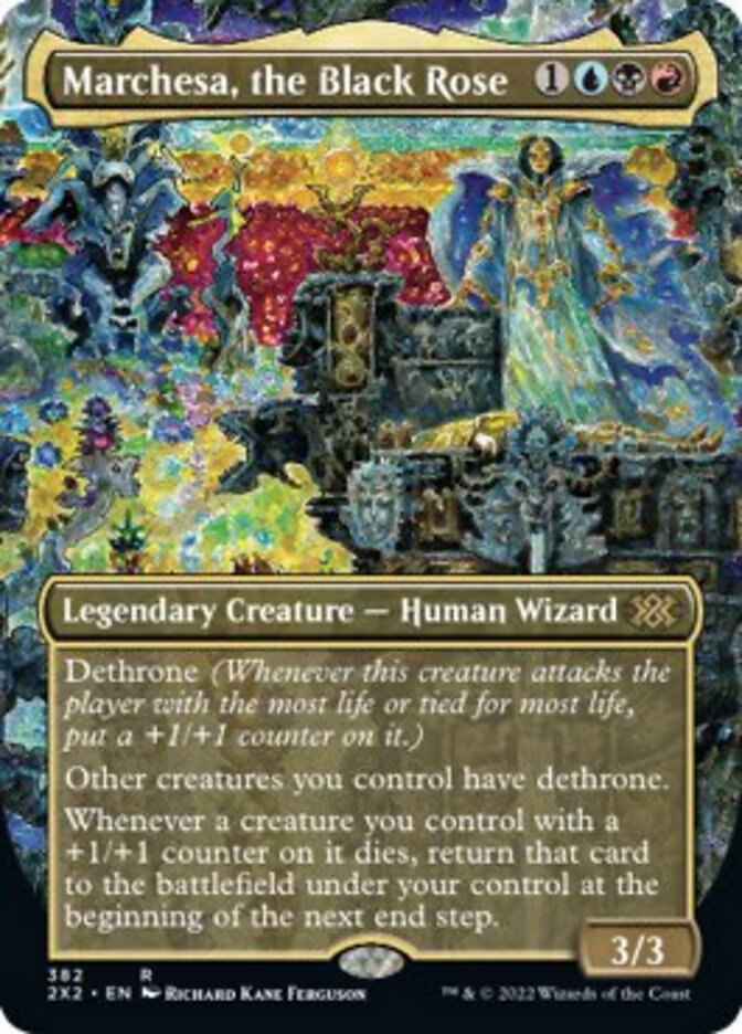 Marchesa, the Black Rose (Borderless Alternate Art) [Double Masters 2022] - Trinity Hobby