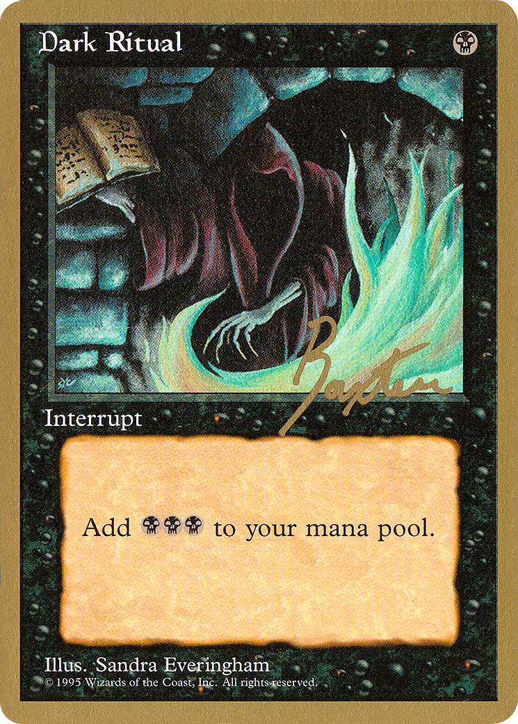 Dark Ritual (George Baxter) [Pro Tour Collector Set] - Trinity Hobby