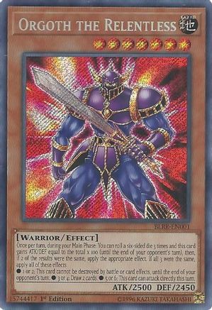 Orgoth the Relentless [BLRR-EN001] Secret Rare - Trinity Hobby