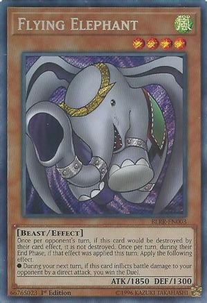 Flying Elephant [BLRR-EN003] Secret Rare - Trinity Hobby