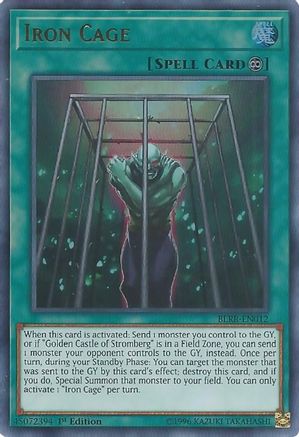 Iron Cage [BLRR-EN012] Ultra Rare - Trinity Hobby