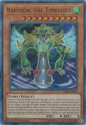 Raphion, the Timelord [BLRR-EN023] Ultra Rare - Trinity Hobby