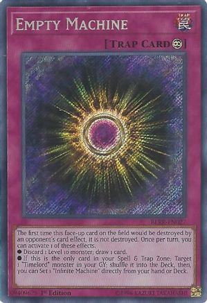 Empty Machine [BLRR-EN027] Secret Rare - Trinity Hobby