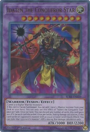 Idaten the Conqueror Star [BLRR-EN039] Ultra Rare - Trinity Hobby