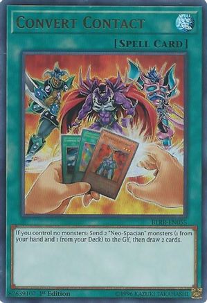 Convert Contact [BLRR-EN055] Ultra Rare - Trinity Hobby